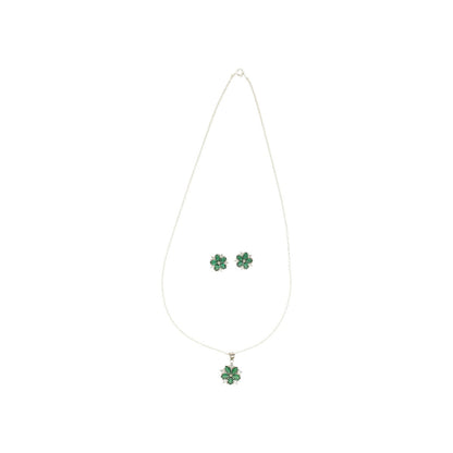 J Pearls Faris 925 Silver Pendant Set - Distacart