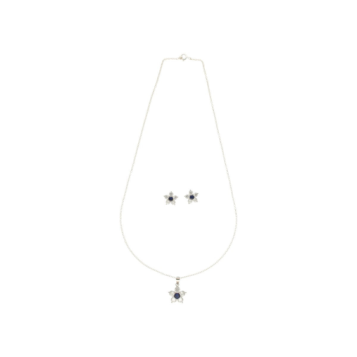 J Pearls Percy 925 Silver Pendant Set - Distacart