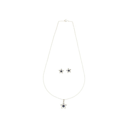 J Pearls Percy 925 Silver Pendant Set - Distacart