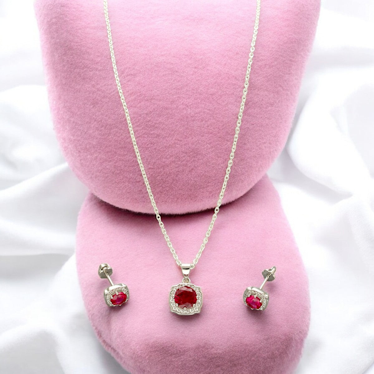 J Pearls Brielle 925 Silver Pendant Set - Distacart