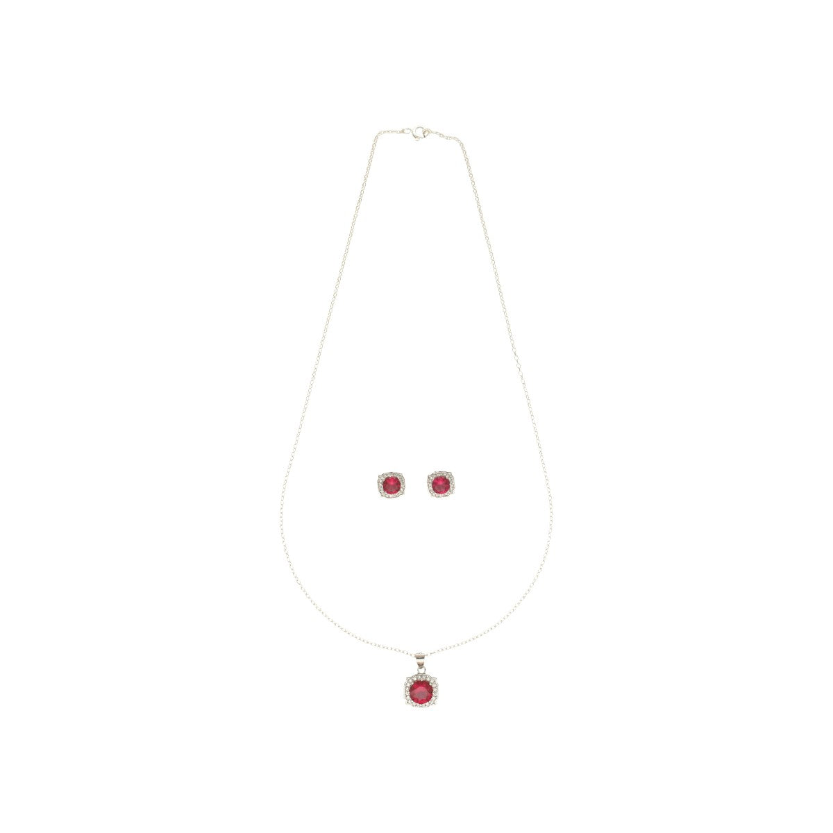 J Pearls Brielle 925 Silver Pendant Set - Distacart