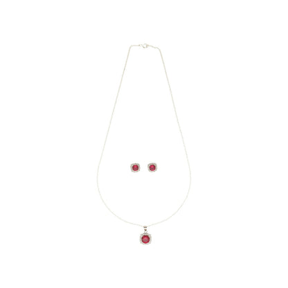 J Pearls Brielle 925 Silver Pendant Set - Distacart