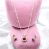 J Pearls Brielle 925 Silver Pendant Set - Distacart
