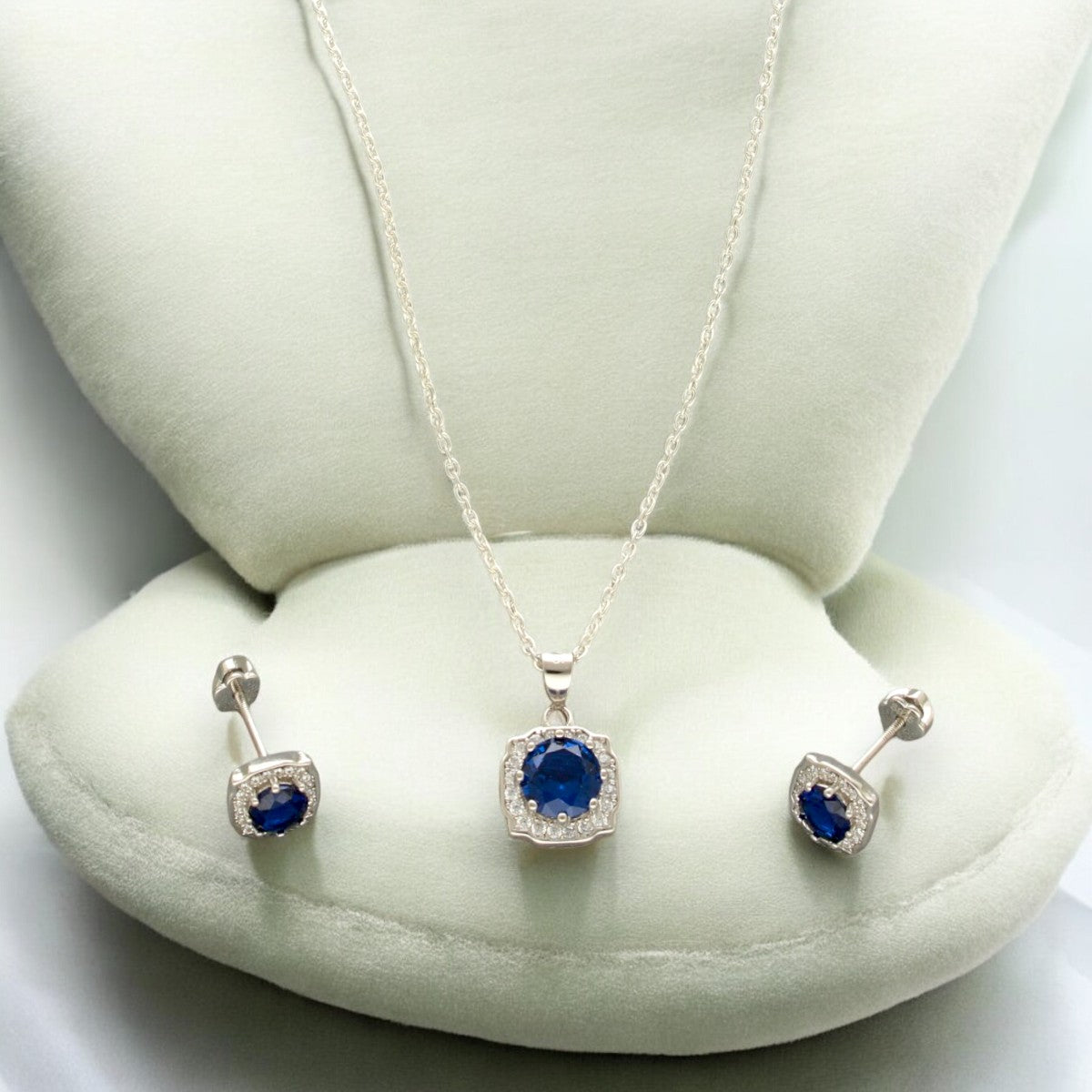 J Pearls Bella 925 Silver Pendant Set - Distacart