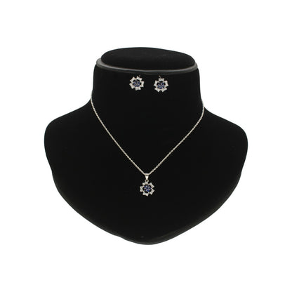 J Pearls Divin 925 Silver Pendant Set - Distacart