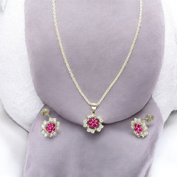 J Pearls Elinor 925 Silver Pendant Set - Distacart
