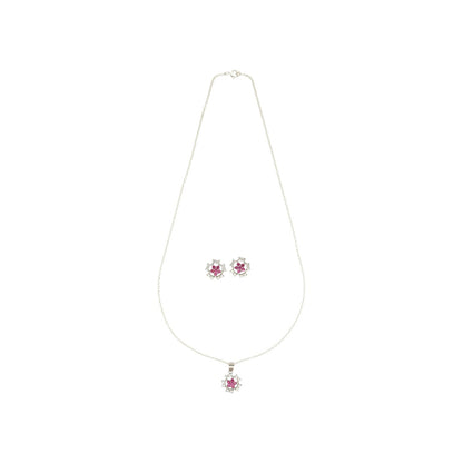 J Pearls Elinor 925 Silver Pendant Set - Distacart