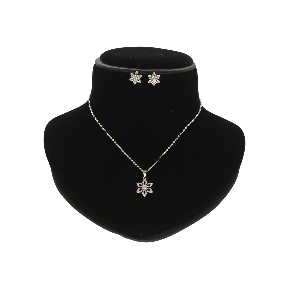 J Pearls Trellis 925 Silver Pendant Set - Distacart