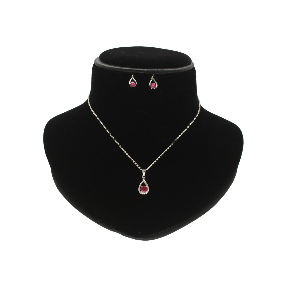 J Pearls Roye 925 Silver Pendant Set - Distacart