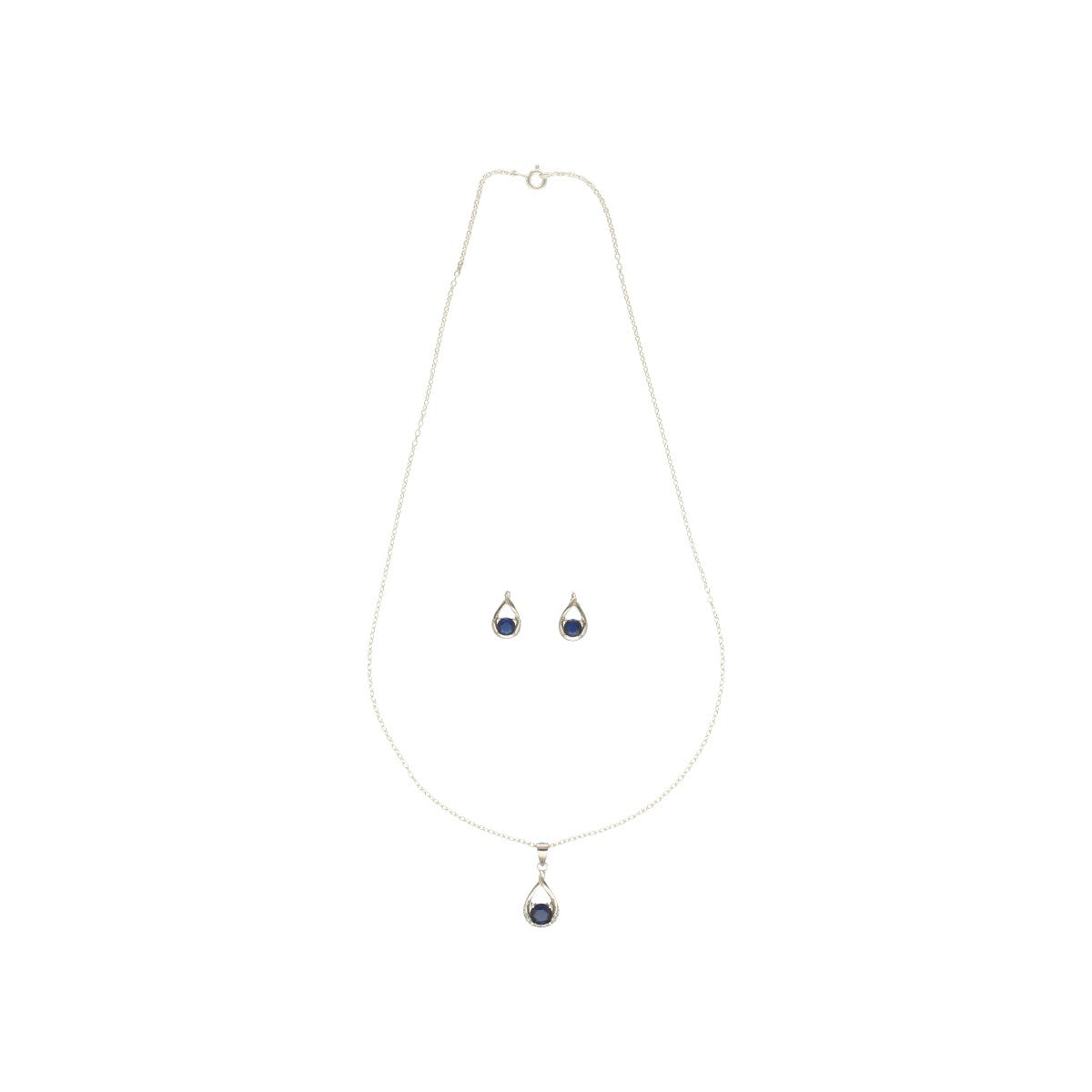J Pearls Valerie 925 Silver Pendant Set - Distacart