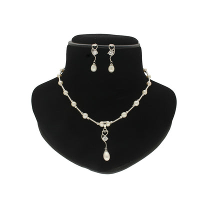 J Pearls Jivika Pearl Pendant Set - Distacart
