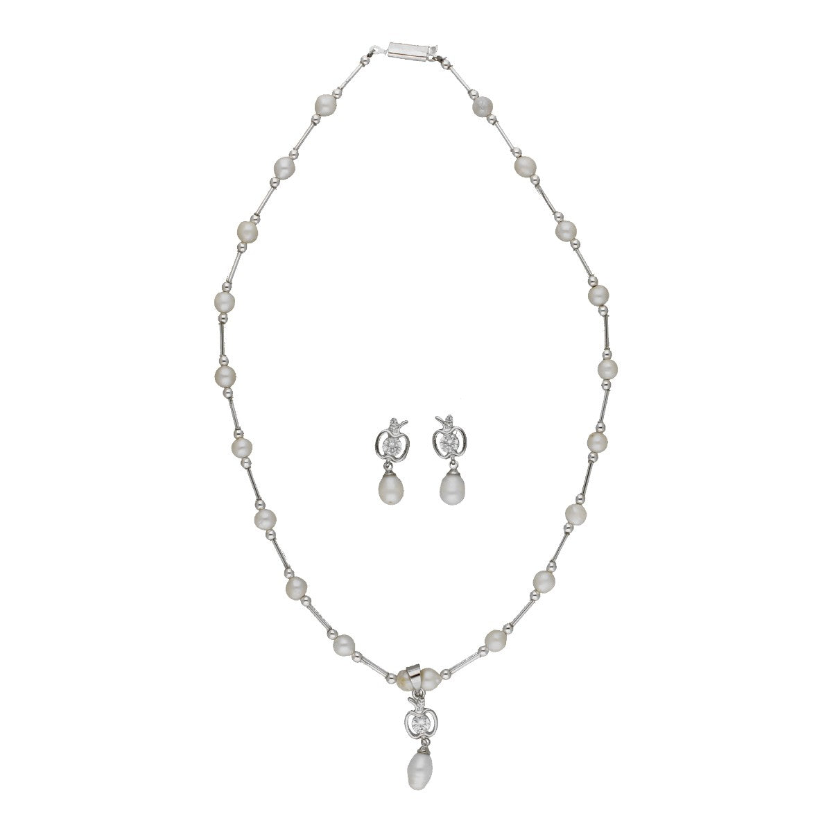 J Pearls Percy Pearl Pendant Set - Distacart