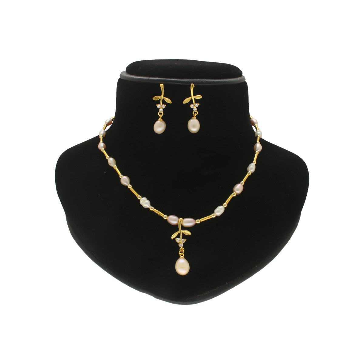 J Pearls Esita Pearl Pendant Set - Distacart