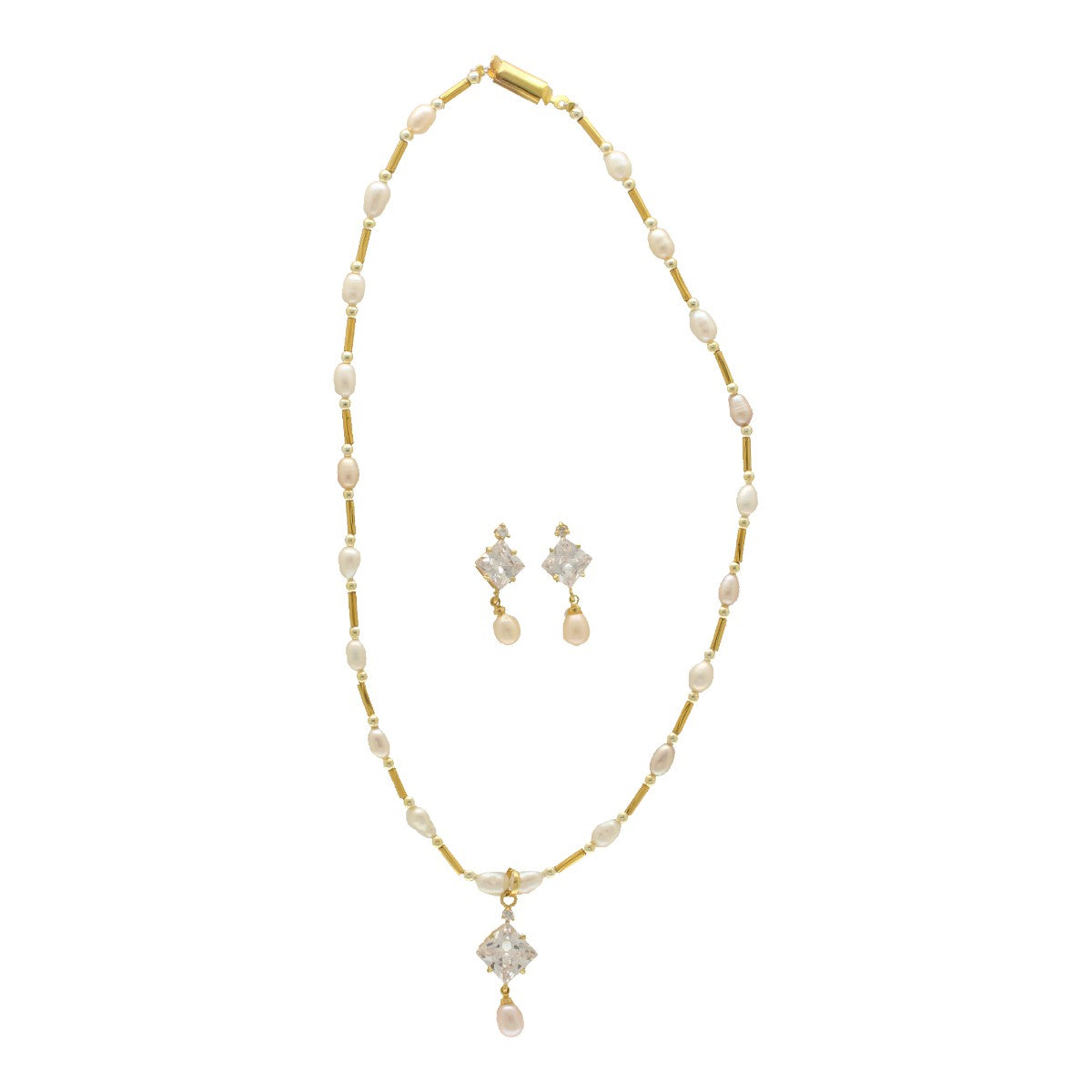 J Pearls Elysian Pearl Pendant Set - Distacart