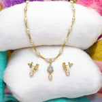 Thumbnail for J Pearls Remy Pearl Pendant Set - Distacart