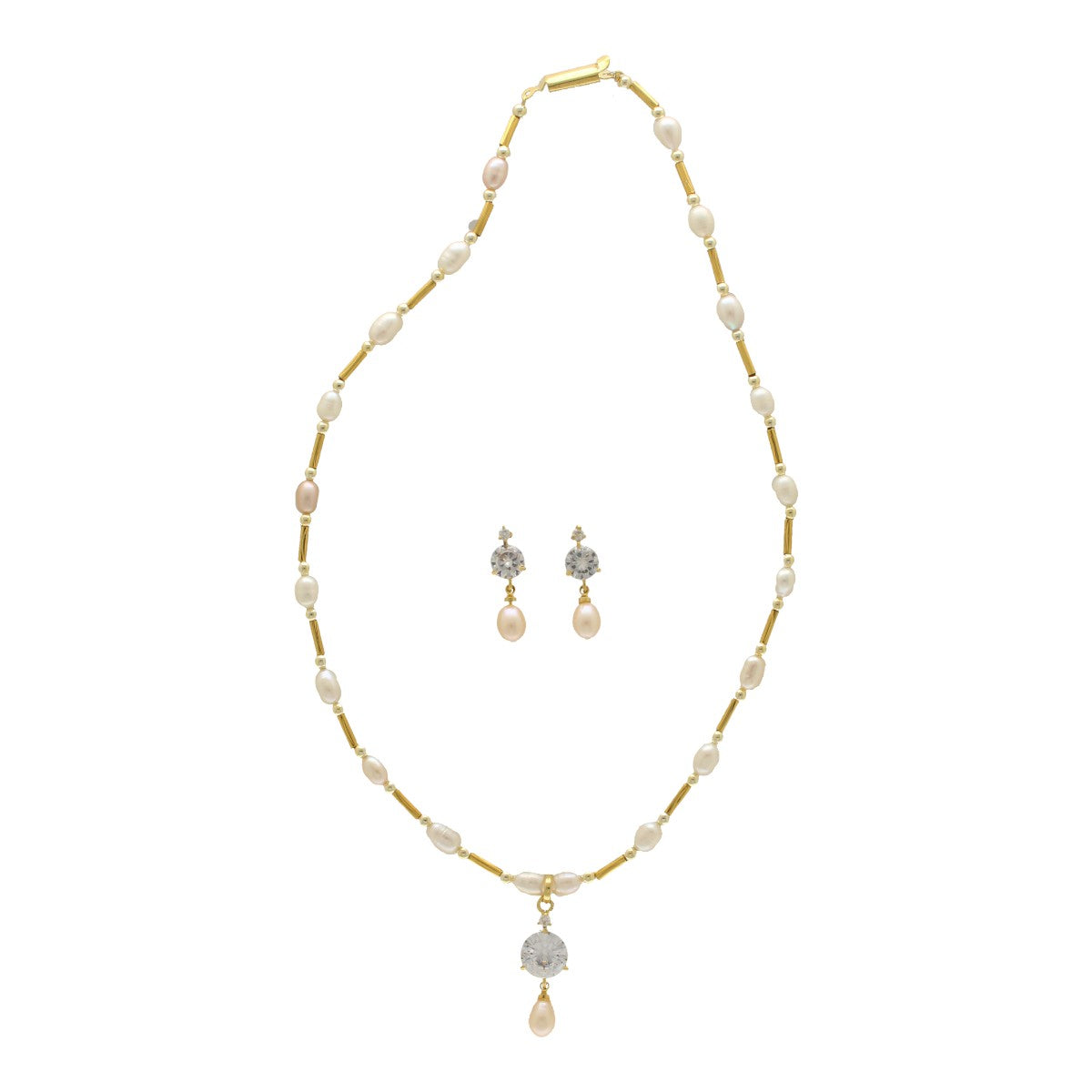 J Pearls Remy Pearl Pendant Set - Distacart