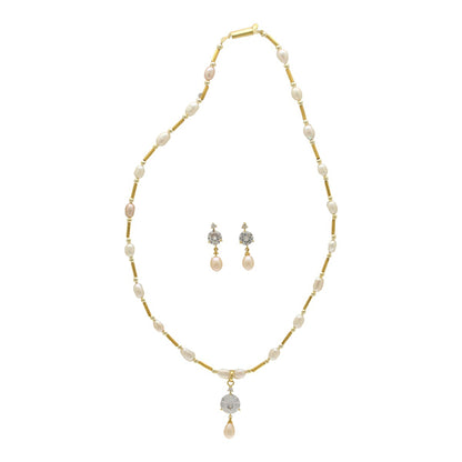 J Pearls Remy Pearl Pendant Set - Distacart
