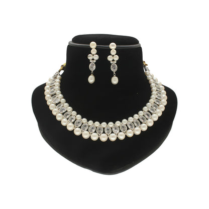 J Pearls Asra Pearl Choker Set - Distacart