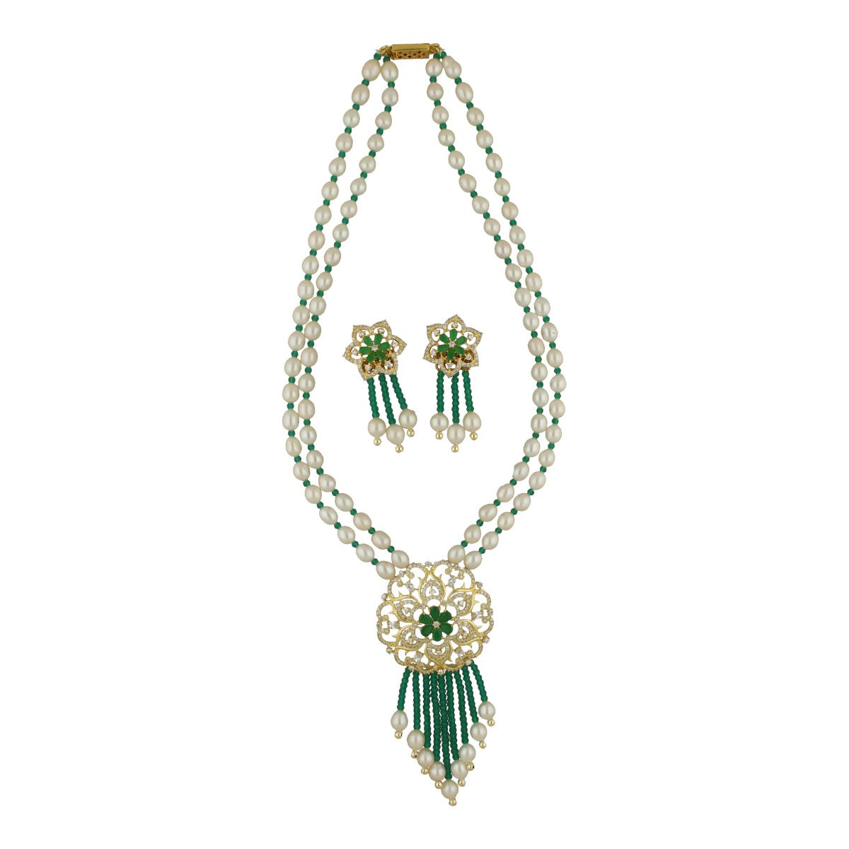 J Pearls Yasti Pearl Set - Distacart