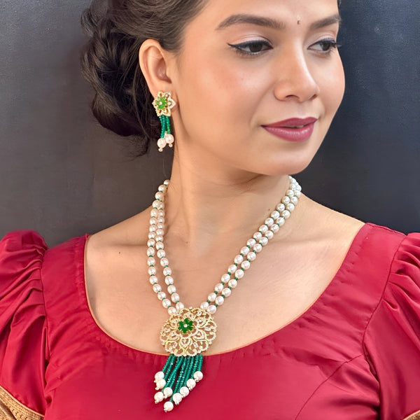 J Pearls Yasti Pearl Set - Distacart