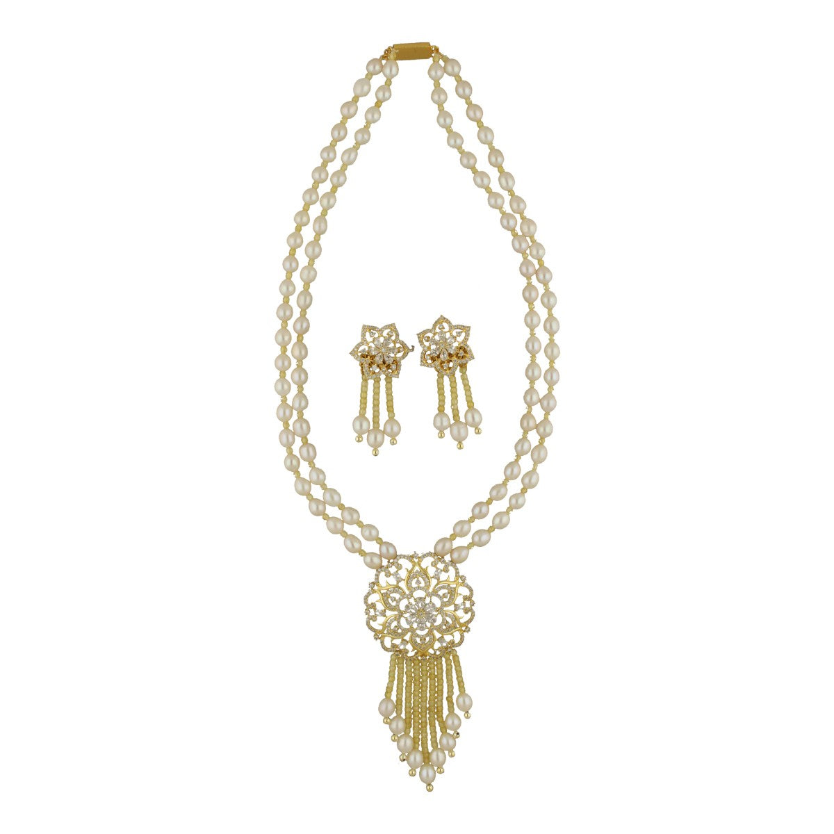J Pearls Zerin Pearl Set - Distacart