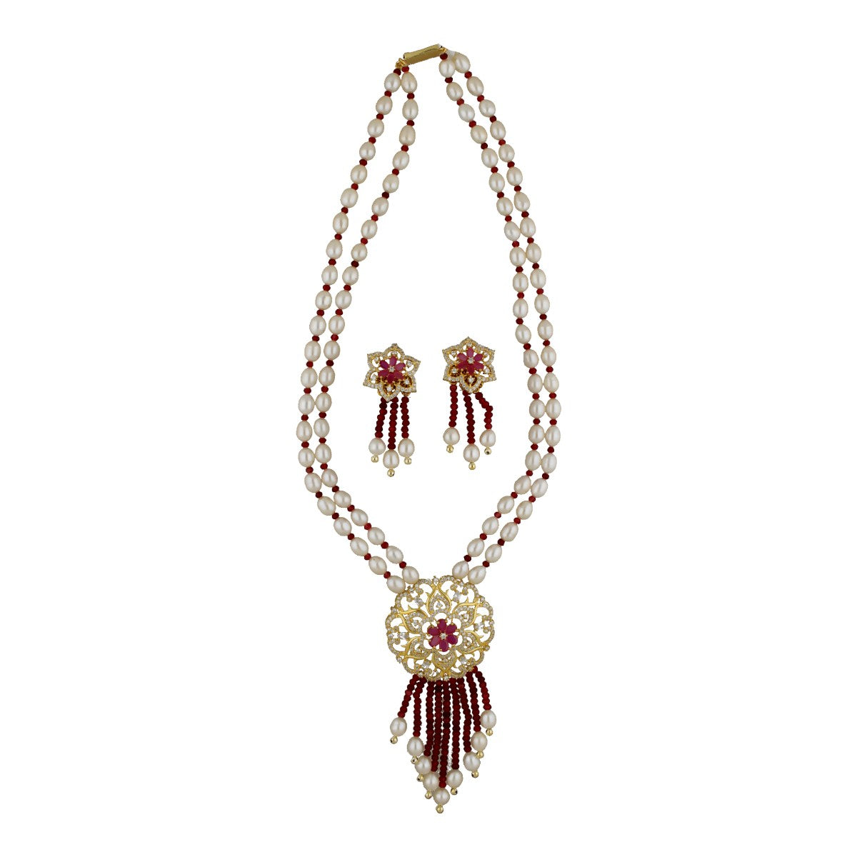 J Pearls Amolak Pearl Set - Distacart