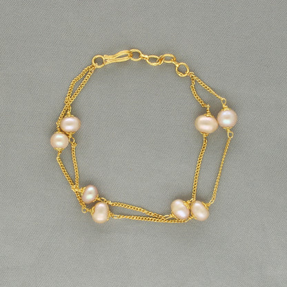 J Pearls Jeeval Pearl Bracelet - Distacart