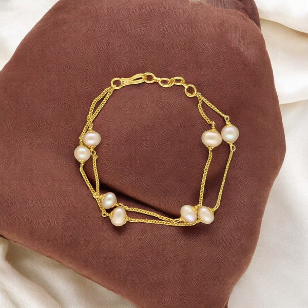 J Pearls Jeeval Pearl Bracelet - Distacart