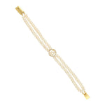 Thumbnail for J Pearls Ovia Dual Line Pearl Bracelet - Distacart