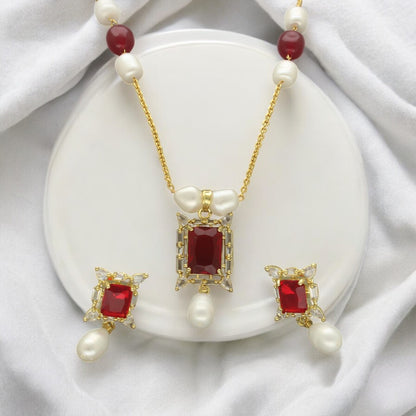 J Pearls Elysia Pearl Pendant Set - Distacart