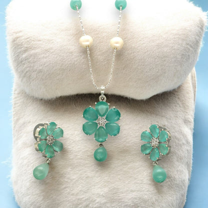 J Pearls Carali Pearl Pendant Set - Distacart