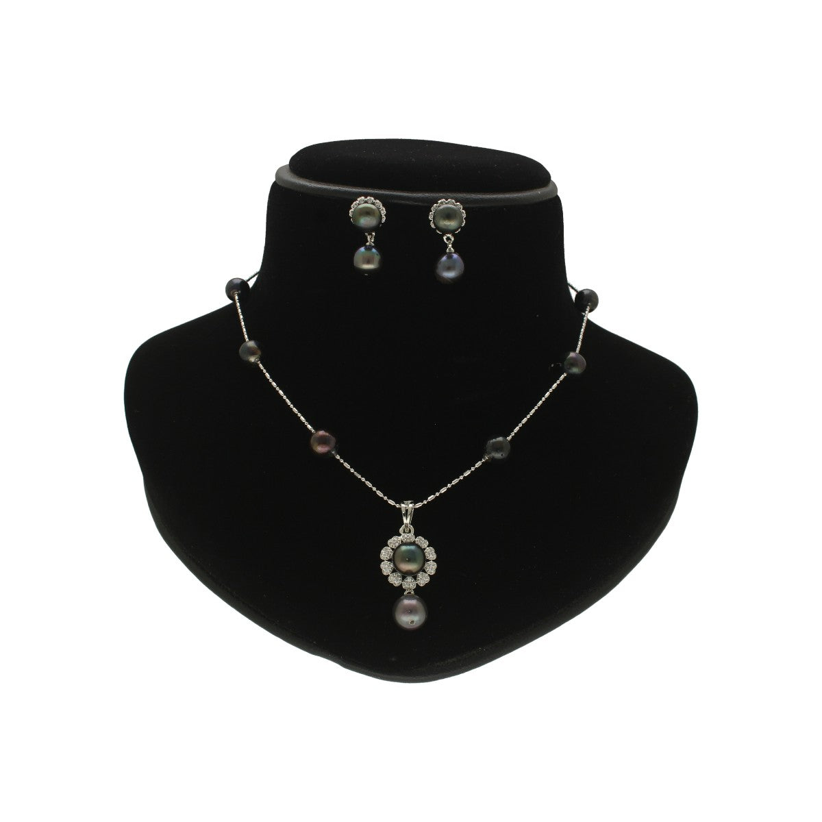 J Pearls Laris Pearl Pendant Set - Distacart