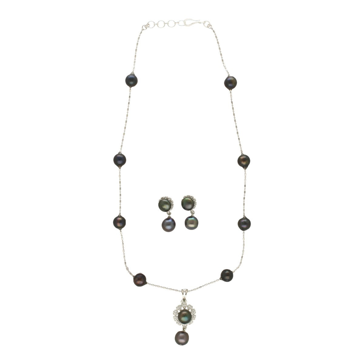 J Pearls Laris Pearl Pendant Set - Distacart