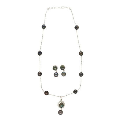 J Pearls Laris Pearl Pendant Set - Distacart