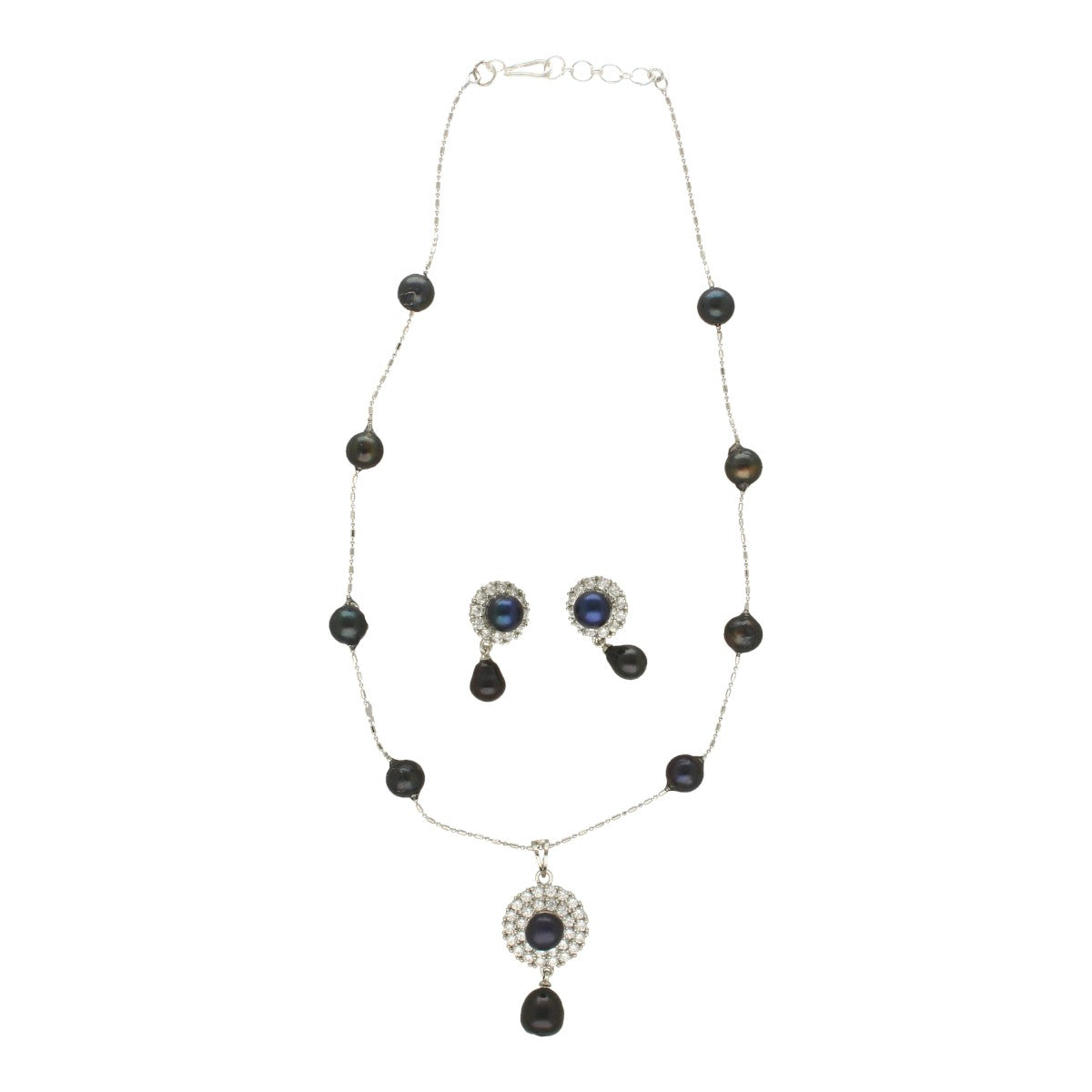 J Pearls Myla Pearl Pendant Set - Distacart