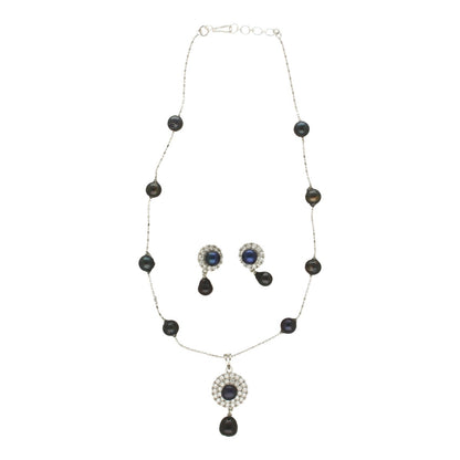 J Pearls Myla Pearl Pendant Set - Distacart