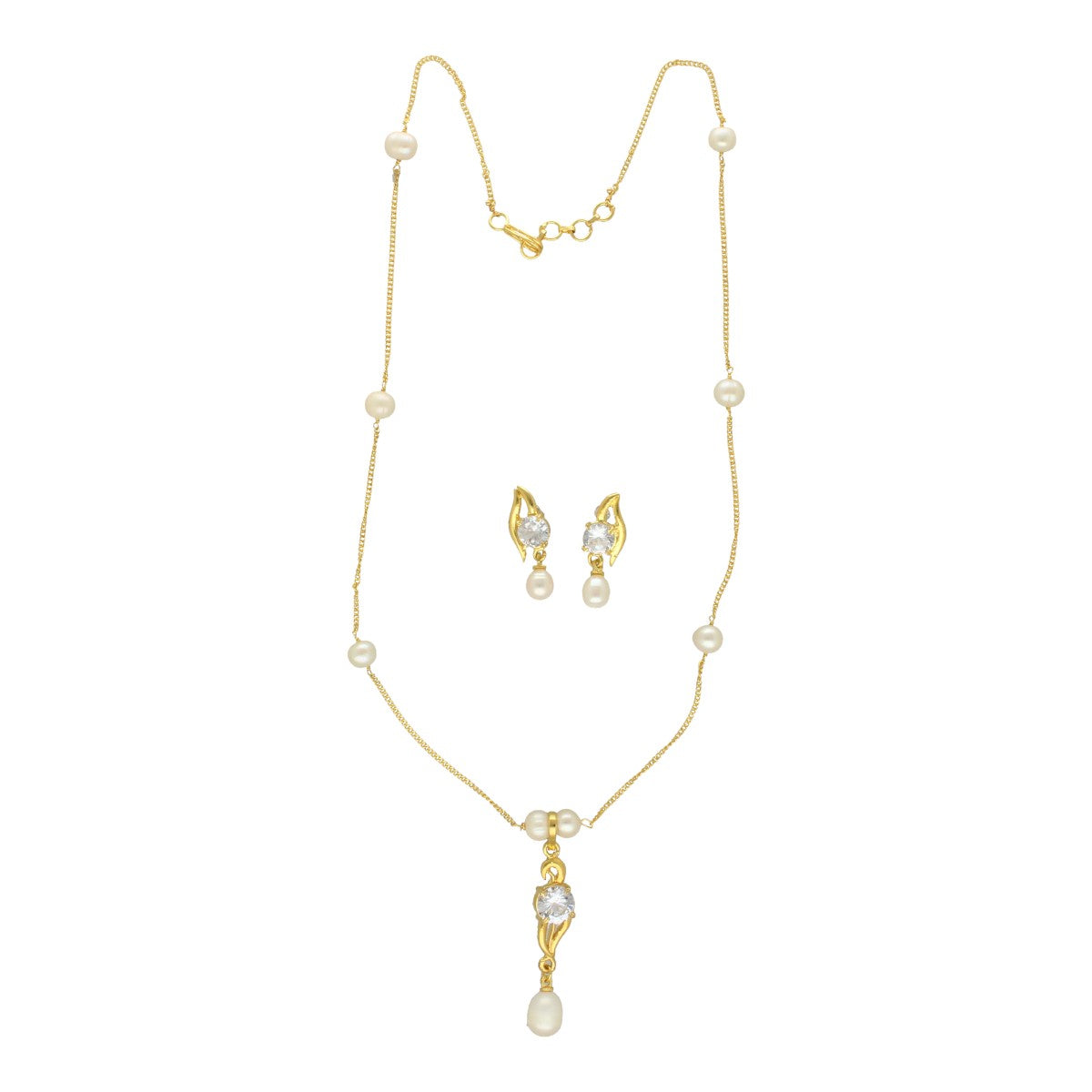 J Pearls Zoey Pearl Pendant Set - Distacart
