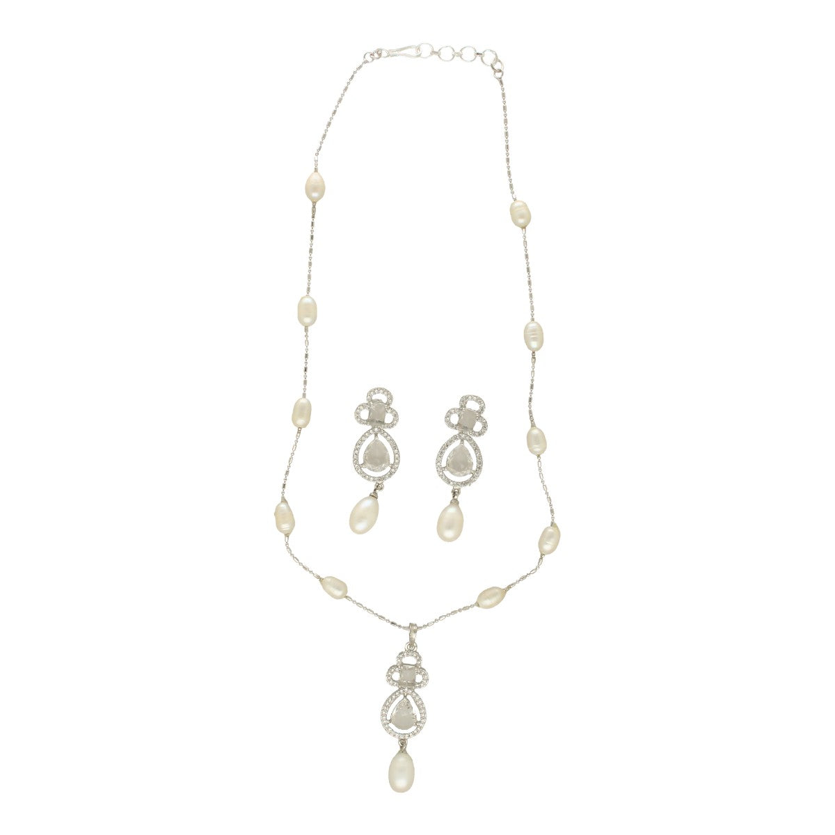 J Pearls Brielle Pearl Pendant Set - Distacart