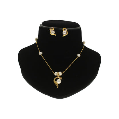 J Pearls Vivita Pearl Pendant Set - Distacart