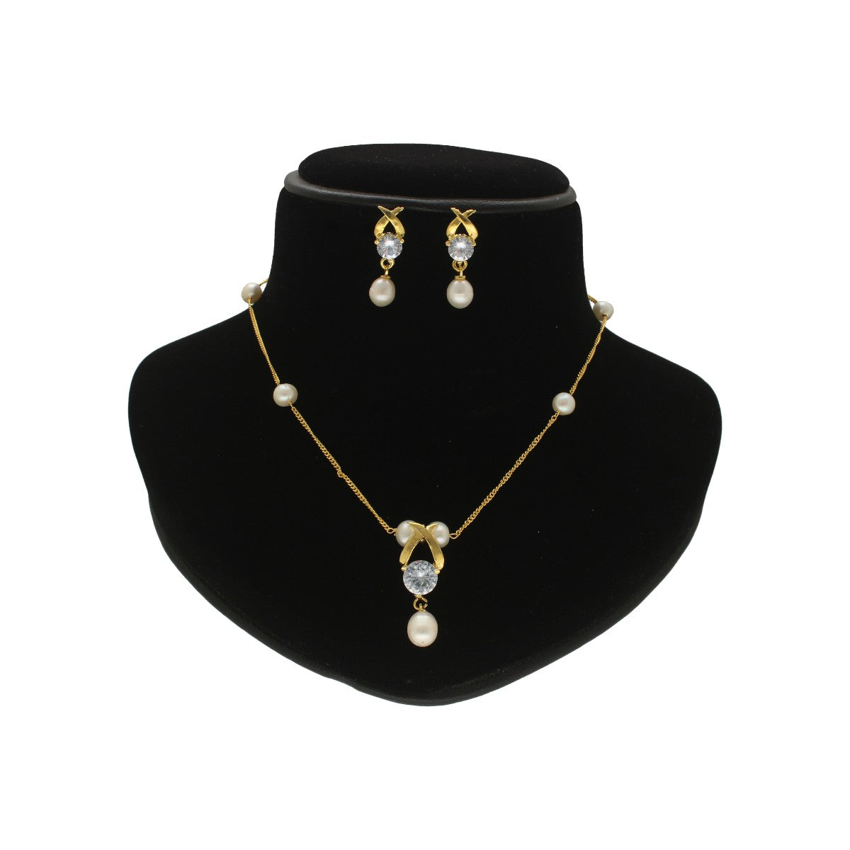 J Pearls Eira Pearl Pendant Set - Distacart