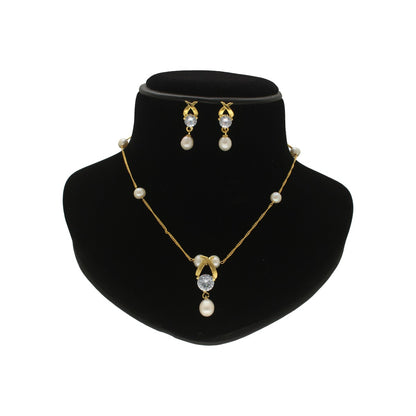J Pearls Eira Pearl Pendant Set - Distacart