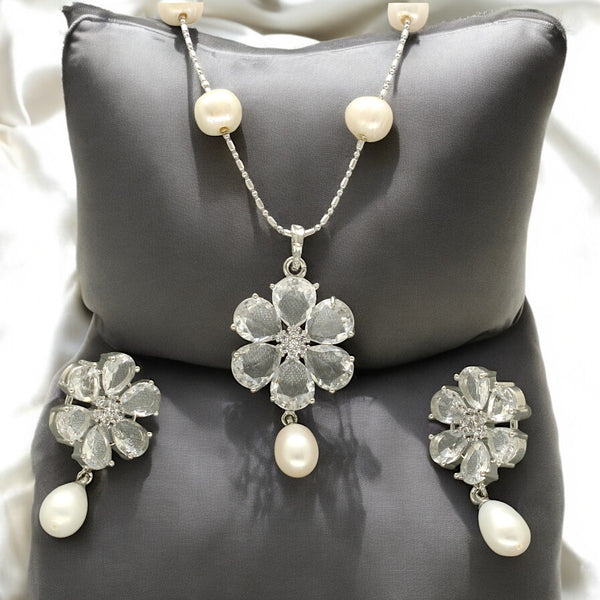 J Pearls Roye Pearl Pendant Set - Distacart