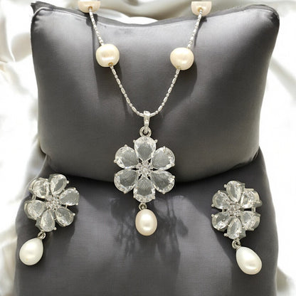 J Pearls Roye Pearl Pendant Set - Distacart