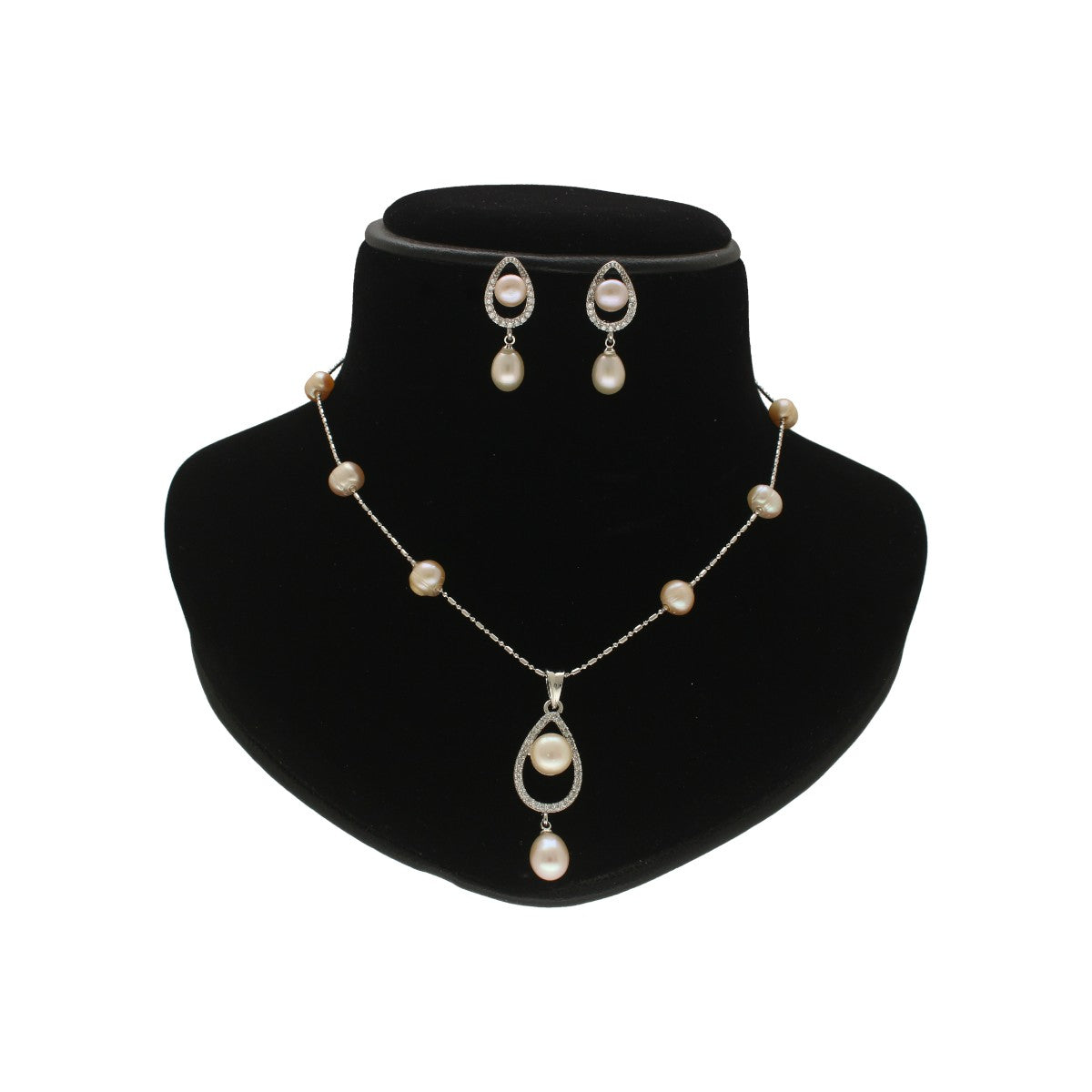 J Pearls Tasha Pearl Pendant Set - Distacart