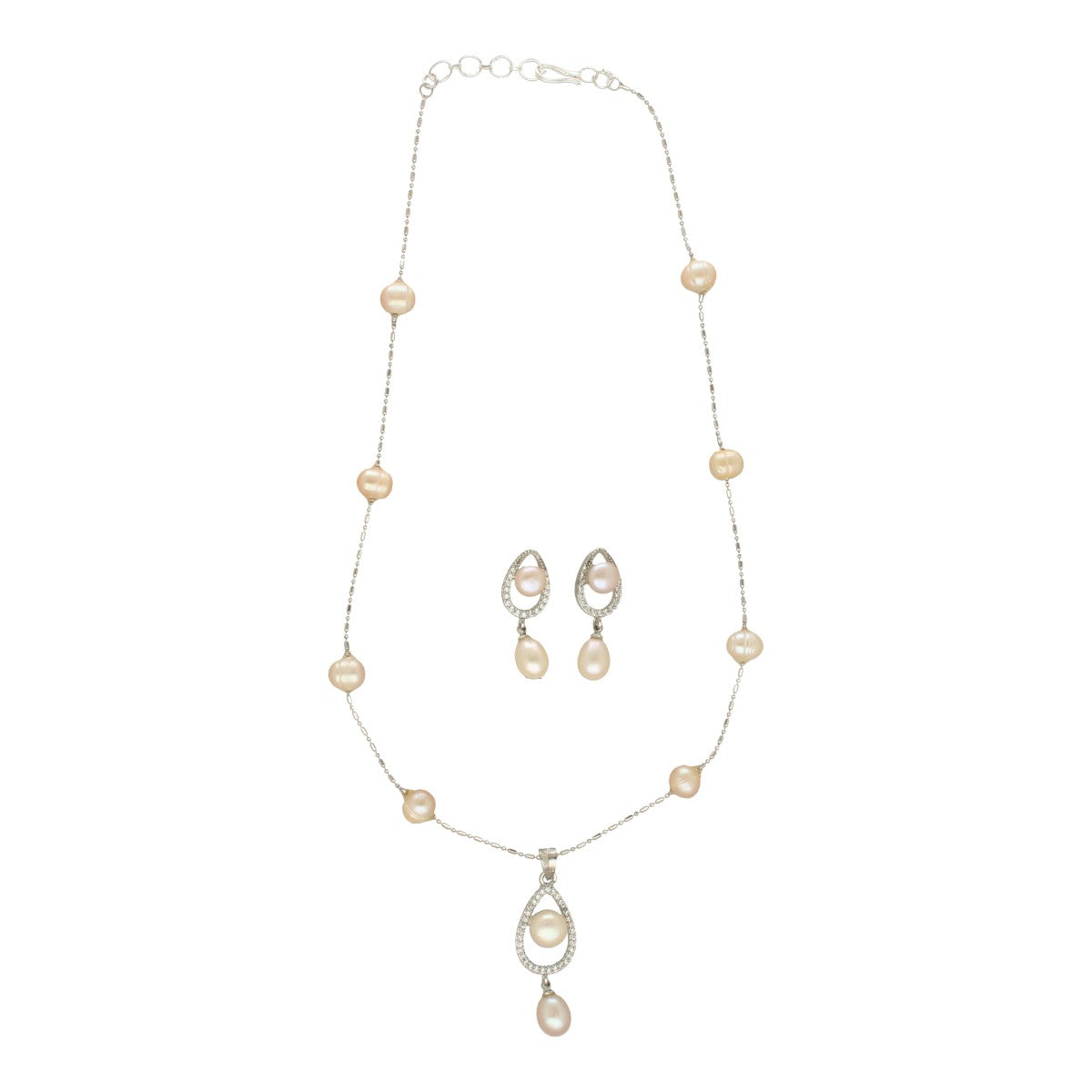 J Pearls Tasha Pearl Pendant Set - Distacart
