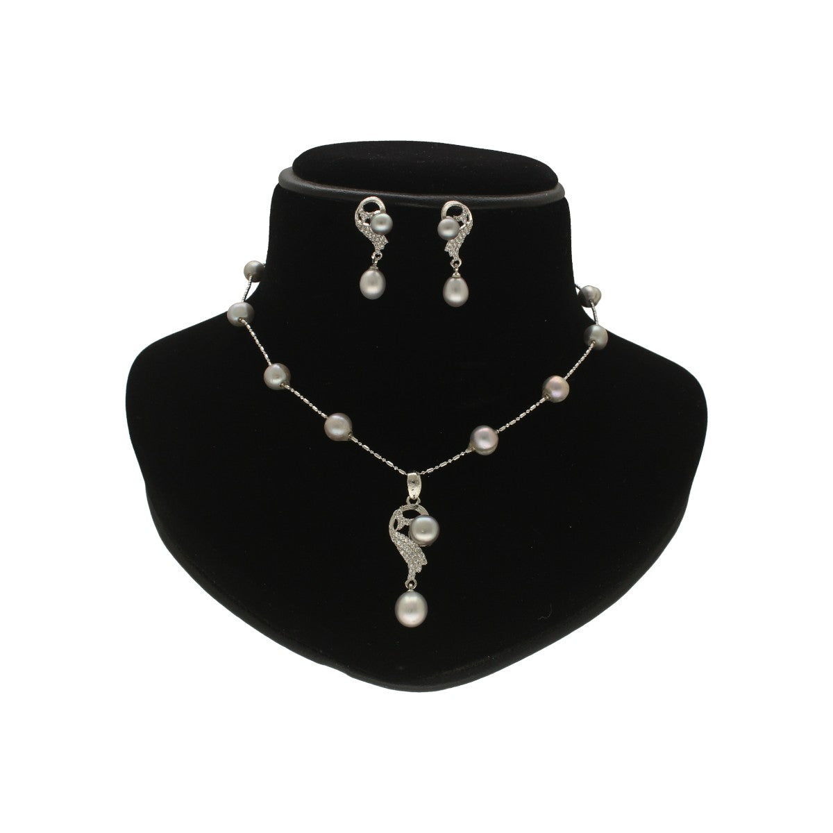 J Pearls Vitya Pearl Pendant Set - Distacart