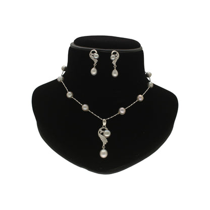 J Pearls Vitya Pearl Pendant Set - Distacart