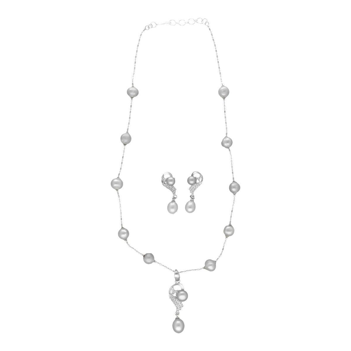 J Pearls Vitya Pearl Pendant Set - Distacart