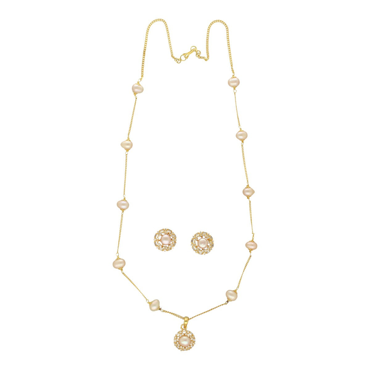 J Pearls Orvele Pearl Pendant Set - Distacart