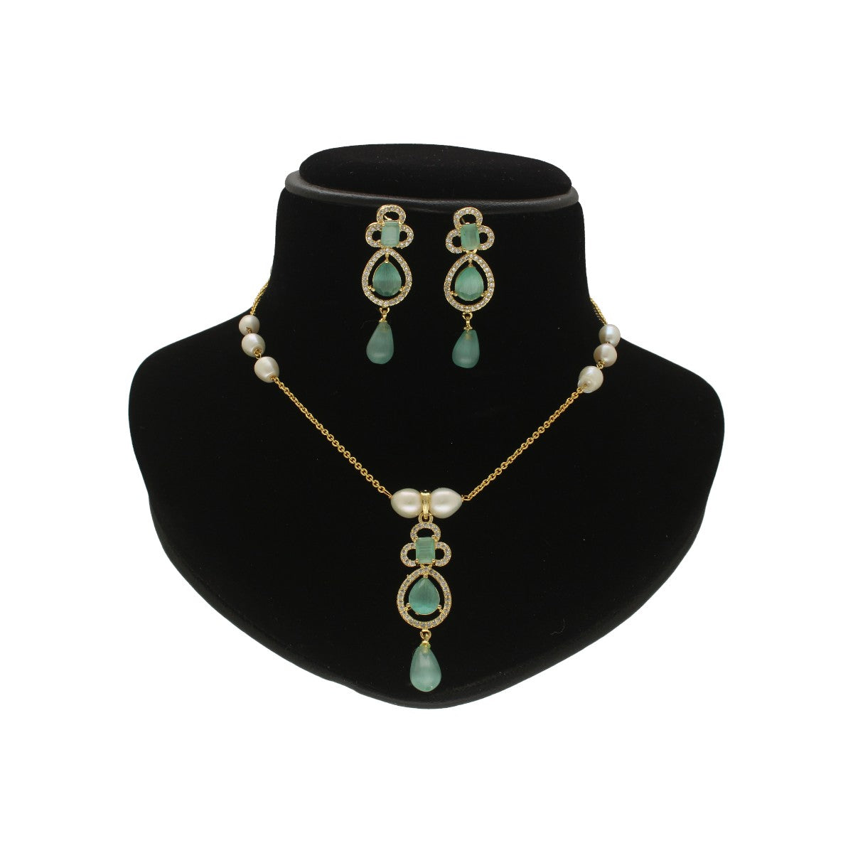 J Pearls Esta Pearl Pendant Set - Distacart